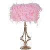 Lumino da tavolo Mauro Ferretti Tarty E27 Ø 25x54 cm rosa oro