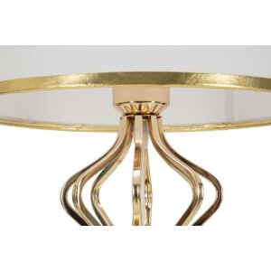 Lampe da tavolo Slimmy Mauro Ferretti E27 diametro 28x53 cm bianco oro