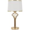 Lampe da tavolo Slimmy Mauro Ferretti E27 diametro 28x53 cm bianco oro