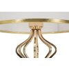 Lampe da tavolo Slimmy Mauro Ferretti E27 diametro 28x53 cm bianco oro