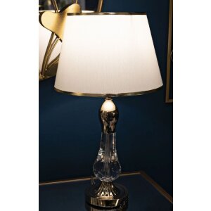 Mauro Ferretti lampada da tavolo Bratislava E27 Ø 33x59 cm oro