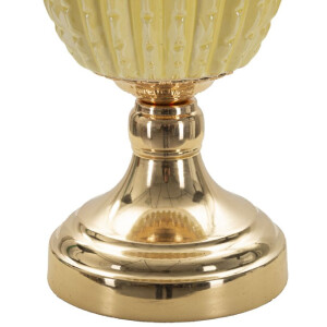 Lampe da tavolo Mauro Ferretti E27 Ø 30x55 cm oro panna