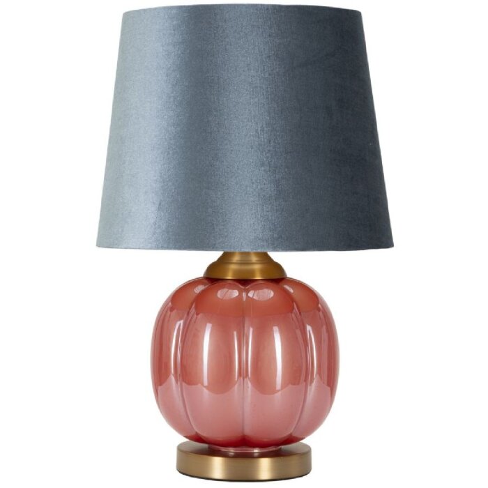 Lumino da tavolo Mauro Ferretti Helene Sfera B27 Ø 32,5x50 cm rosso blu