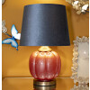 Lumino da tavolo Mauro Ferretti Helene Sfera B27 Ø 32,5x50 cm rosso blu