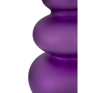 Lampada da tavolino Mauro Ferretti Milva violetto-gialla, tre luci E27 Ø 40x70 cm