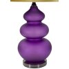 Lampada da tavolino Mauro Ferretti Milva violetto-gialla, tre luci E27 Ø 40x70 cm