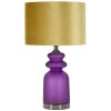 Lampada da tavolo Mauro Ferretti Milva Due E27 Æ 32,5x57,5 cm viola oro
