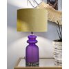 Lampada da tavolo Mauro Ferretti Milva Due E27 Æ 32,5x57,5 cm viola oro