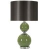 Mauro Ferretti lampada da tavolo Eva Two E27 Ø 38x65 cm verde nero