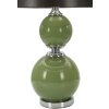 Mauro Ferretti lampada da tavolo Eva Two E27 Ø 38x65 cm verde nero