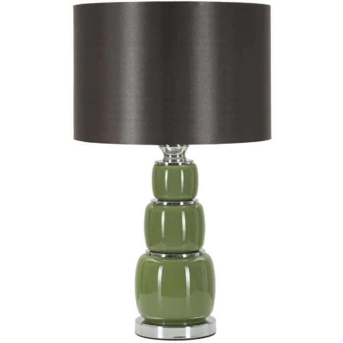 Lampe da tavola Eva di Mauro Ferretti - E27, diametro 32,5 x 55 cm, verde e nero