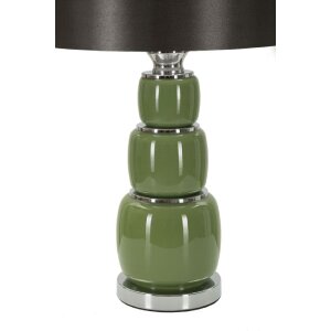 Lampe da tavola Eva di Mauro Ferretti - E27, diametro 32,5 x 55 cm, verde e nero