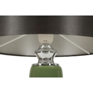 Lampe da tavola Eva di Mauro Ferretti - E27, diametro 32,5 x 55 cm, verde e nero