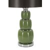 Lampe da tavola Eva di Mauro Ferretti - E27, diametro 32,5 x 55 cm, verde e nero