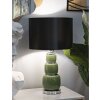 Lampe da tavola Eva di Mauro Ferretti - E27, diametro 32,5 x 55 cm, verde e nero
