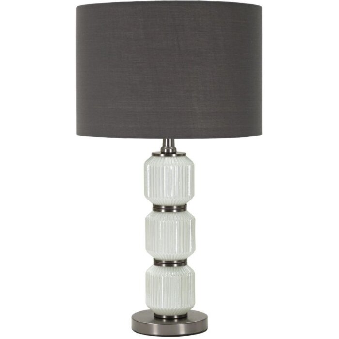 Mauro Ferretti lampada da tavolo Luminosa Tre E27 Diametro 32,5x57 cm bianco grigio