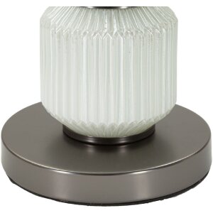 Mauro Ferretti lampada da tavolo Luminosa Tre E27 Diametro 32,5x57 cm bianco grigio