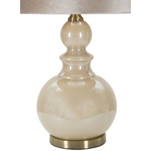 Lampada da tavolo Mauro Ferretti Torcia perla E27 Ø 37,5x61 cm perlata