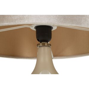 Lampada da tavolo Mauro Ferretti Perly Rotondo E27 ∅ 35x50,5 cm perlato