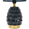 Lampada da comodino Mauro Ferretti Pigny E14 Ø 15x30,5 cm blu