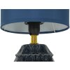 Lampada da comodino Mauro Ferretti Pigny E14 Ø 15x30,5 cm blu