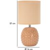 Lampada da comodino Mauro Ferretti Pontus E14 Ø 14x27 cm pesca