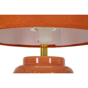 Lampada da tavolino Quadrato Mauro Ferretti E27 Ø 28x44 cm arancione