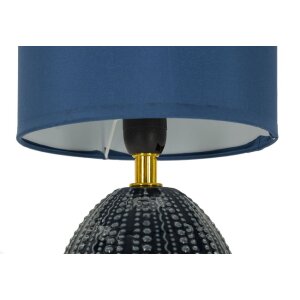 Lampada da tavolo Mauro Feretti Flavio E14 Ø 15 x 30,5 cm blu