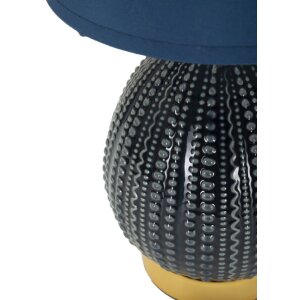 Lampada da tavolo Mauro Feretti Flavio E14 Ø 15 x 30,5 cm blu