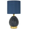 Lampada da tavolo Mauro Feretti Flavio E14 Ø 15 x 30,5 cm blu