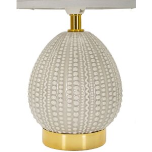 Lampada da tavolo Mauro Ferretti Flavi E14 Ø 15x30,5 cm grigio