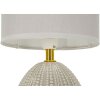 Lampada da tavolo Mauro Ferretti Flavi E14 Ø 15x30,5 cm grigio
