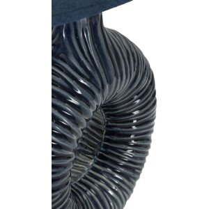 Lampada da tavolo Mauro Ferretti Seta E14 28,5x15x43 cm blu