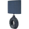 Lampada da tavolo Mauro Ferretti Seta E14 28,5x15x43 cm blu