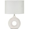 Lampada da tavolino Mauro Feretti Seta E14 28,5x15x43 cm bianca