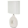 Lampada da tavolino Mauro Feretti Seta E14 28,5x15x43 cm bianca