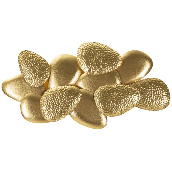 Luce da pareo Mauro Ferretti Shell E14 59,8x11x31 cm oro