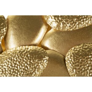 Luce da pareo Mauro Ferretti Shell E14 59,8x11x31 cm oro