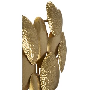 Luce da pareo Mauro Ferretti Shell E14 59,8x11x31 cm oro