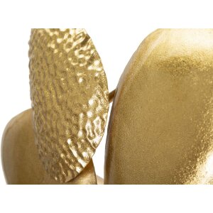 Luce da pareo Mauro Ferretti Shell E14 59,8x11x31 cm oro