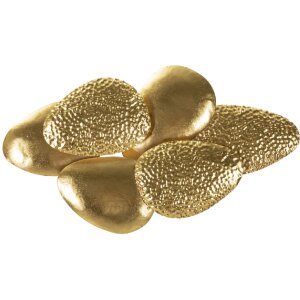 Lampada da pare Mauro Ferretti Shell E14 44x11x28 cm oro