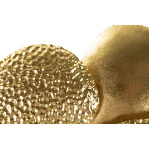 Lampada da pare Mauro Ferretti Shell E14 44x11x28 cm oro