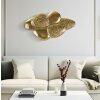 Lampada da pare Mauro Ferretti Shell E14 44x11x28 cm oro