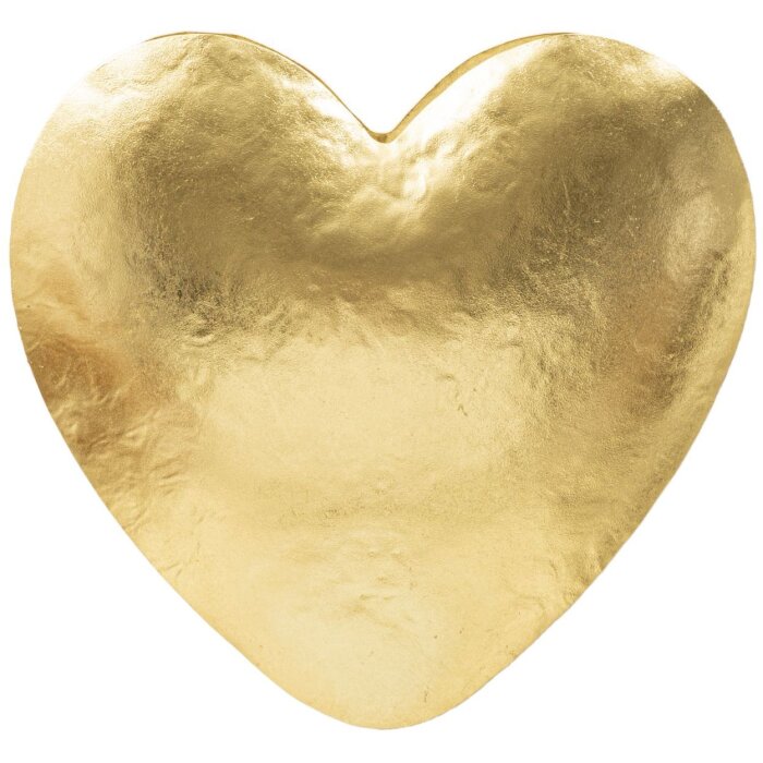 Lampada da pare Mauro Ferretti Cuore doro E14 25,5x15x24 cm oro