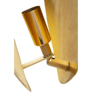Lampada da pare Mauro Ferretti Cuore doro E14 25,5x15x24 cm oro