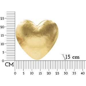Lampada da pare Mauro Ferretti Cuore doro E14 25,5x15x24 cm oro