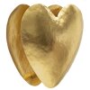 Lampada da pare Mauro Ferretti Cuore doro E14 25,5x15x24 cm oro
