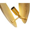 Lampe da parete Mauro Ferretti Goldy Rotonda E14 Æ 26x13 cm oro