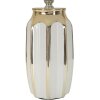 Lampada da tavola Mauro Ferretti Cassy E27 ∅ 25x40,5 cm bianca oro