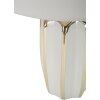 Lampada da tavola Mauro Ferretti Cassy E27 ∅ 25x40,5 cm bianca oro